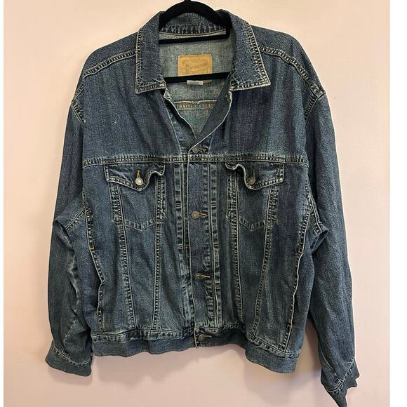 Vintage Gap Denim Jean Jacket 90s Large Style 151021-00-1 - Picture 2 of 16